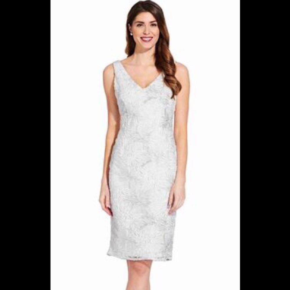 Adrianna Papell Floral Sheath Dress